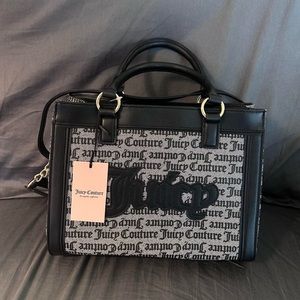 juicy couture black tote bag